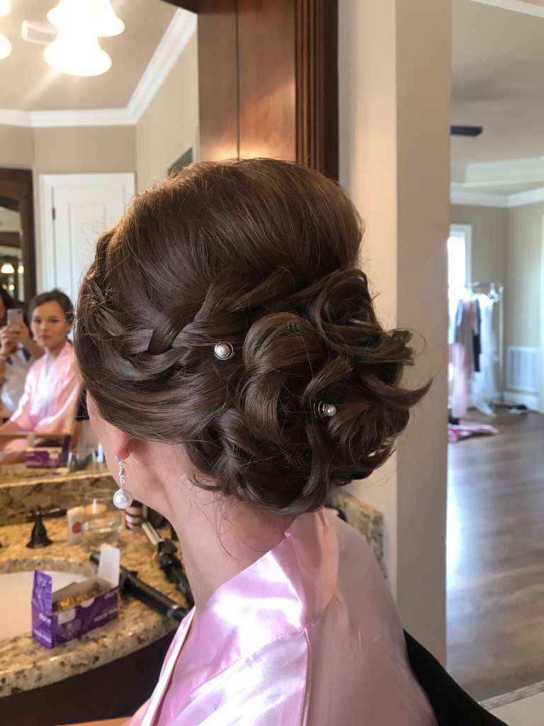 Special occasion hair styling at Lumina Extensions & Beauty Bar, Cary, NC